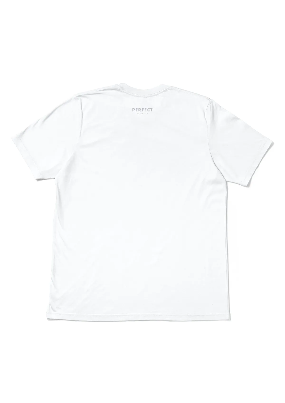 100% Perfect - Powered by God Unisex White T-Shirt