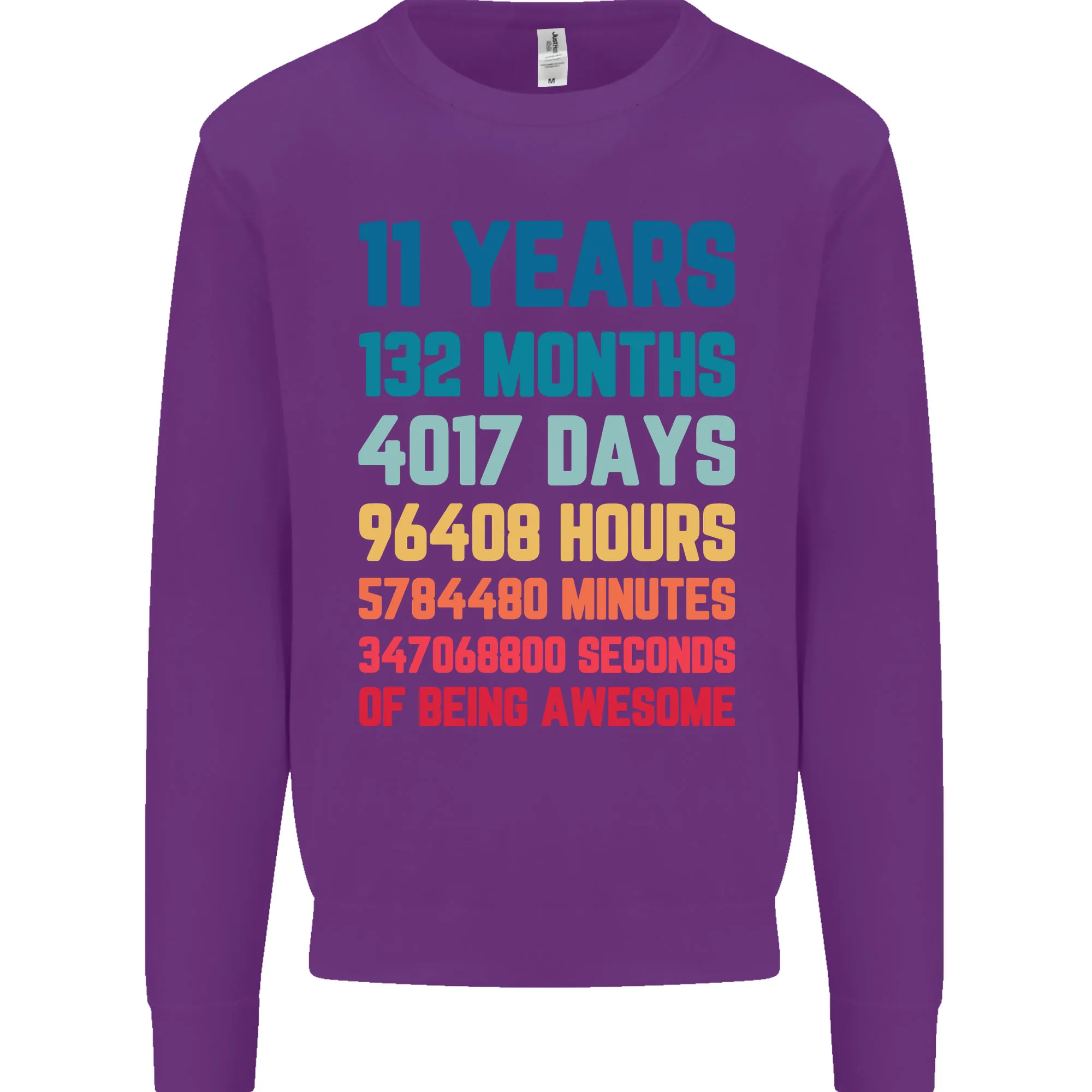 11th Birthday 11 Year Old Kids Sweatshirt Jumper