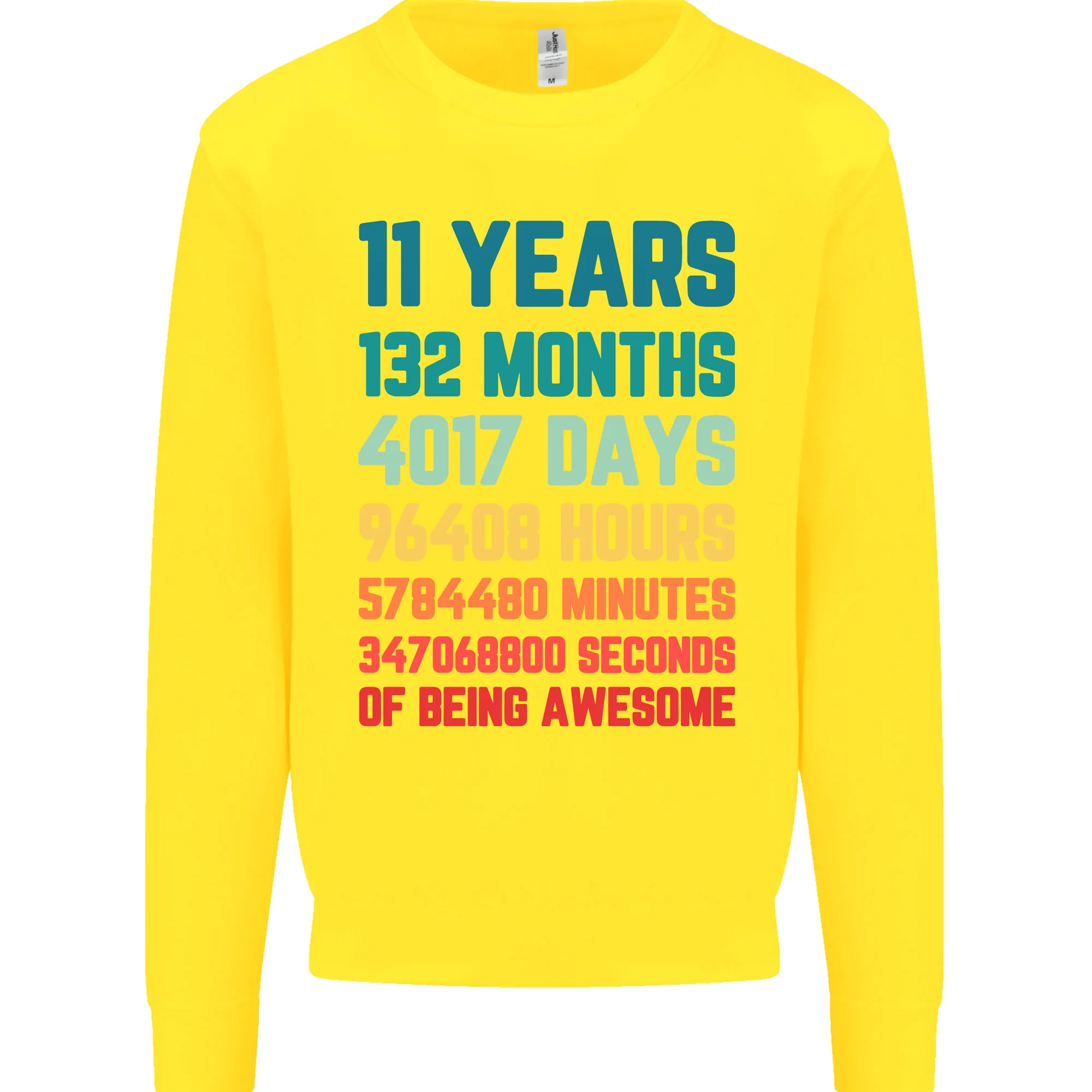 11th Birthday 11 Year Old Kids Sweatshirt Jumper