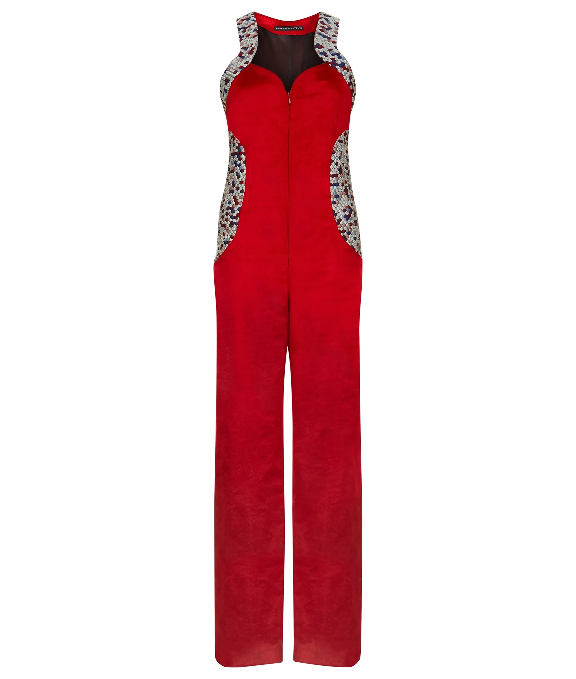 170603 -Red Sided Jumpsuit