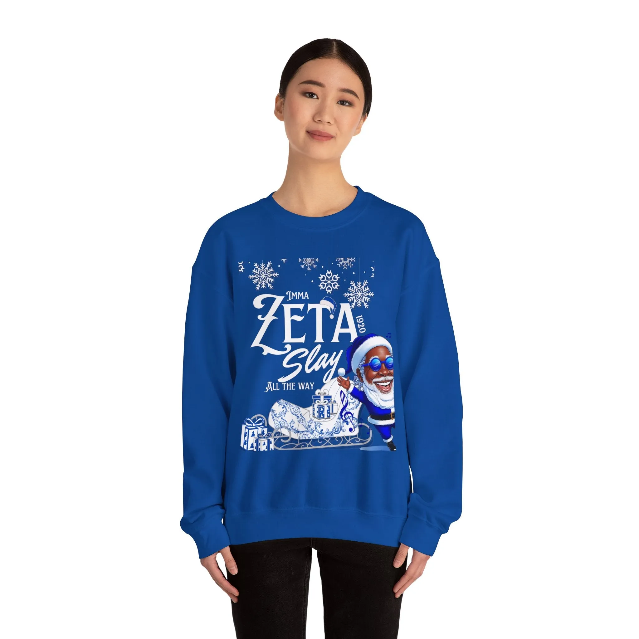 2025- Christmas Zeta Slay All The Way Sweatshirt