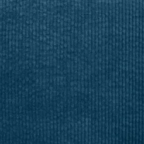 7-wale cotton stretch corduroy, Oeko-Tex cert. - indigo