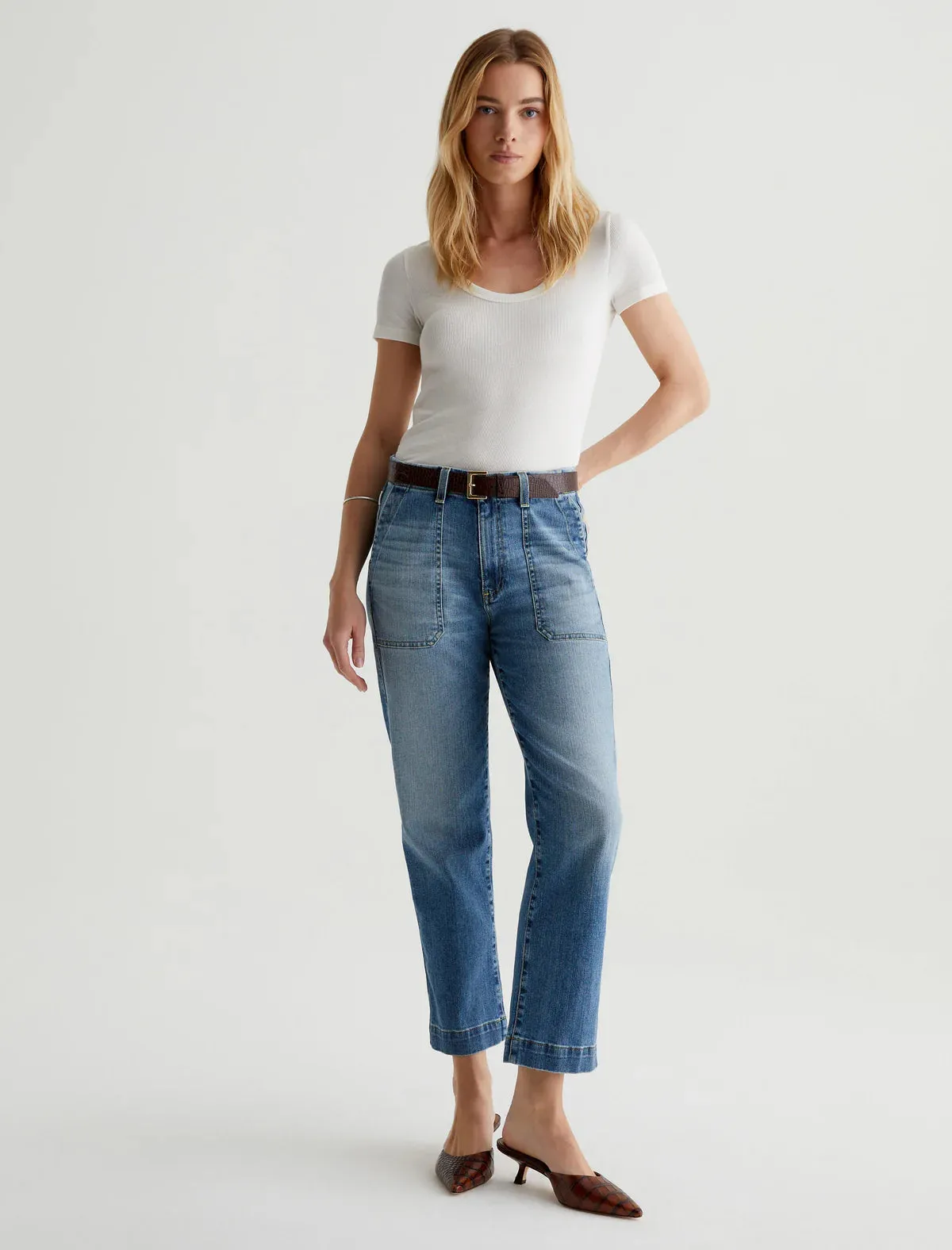 AG Denim Analeigh Jean in Olvera wash