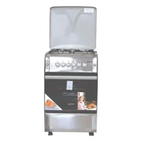 Alpha Classic Upright Gas Cooker 4B Stainless Steel 60cm