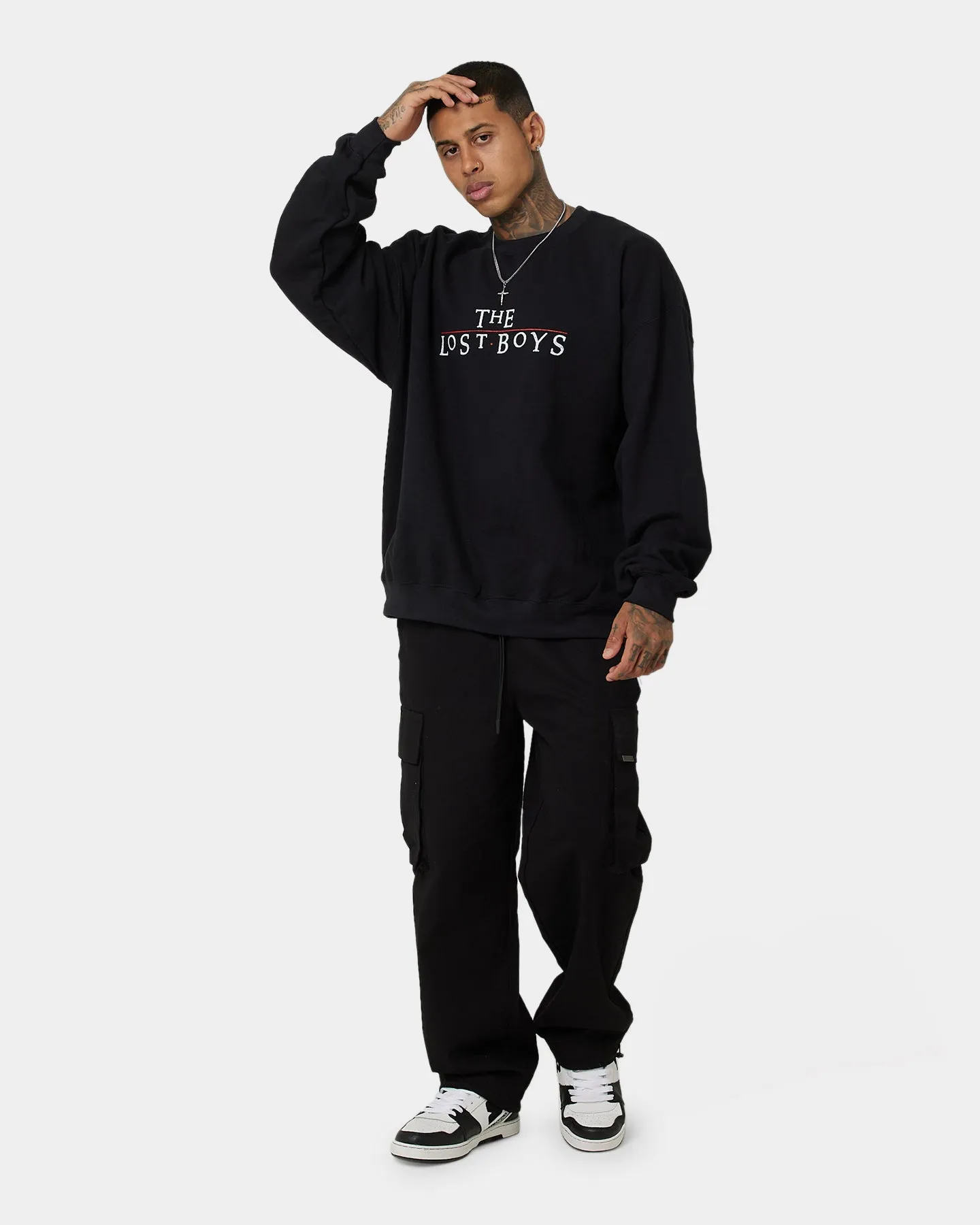 American Thrift X Lost Boys Crewneck Black