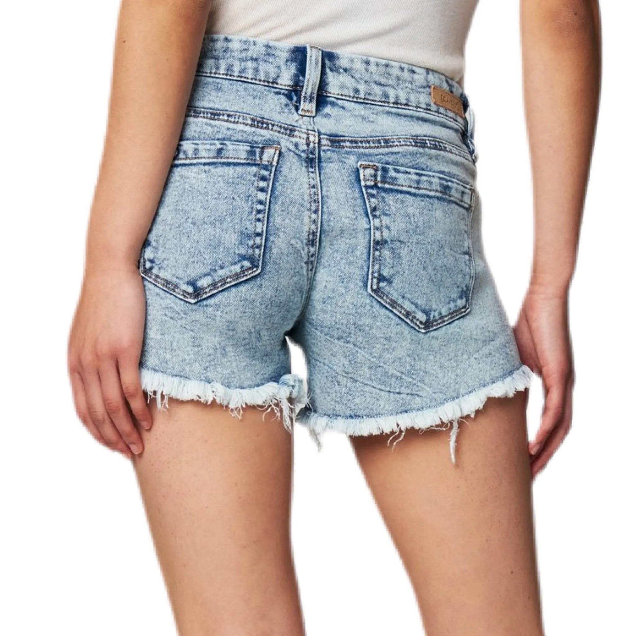 Astor Cut Off Denim Short - Raw Hem.