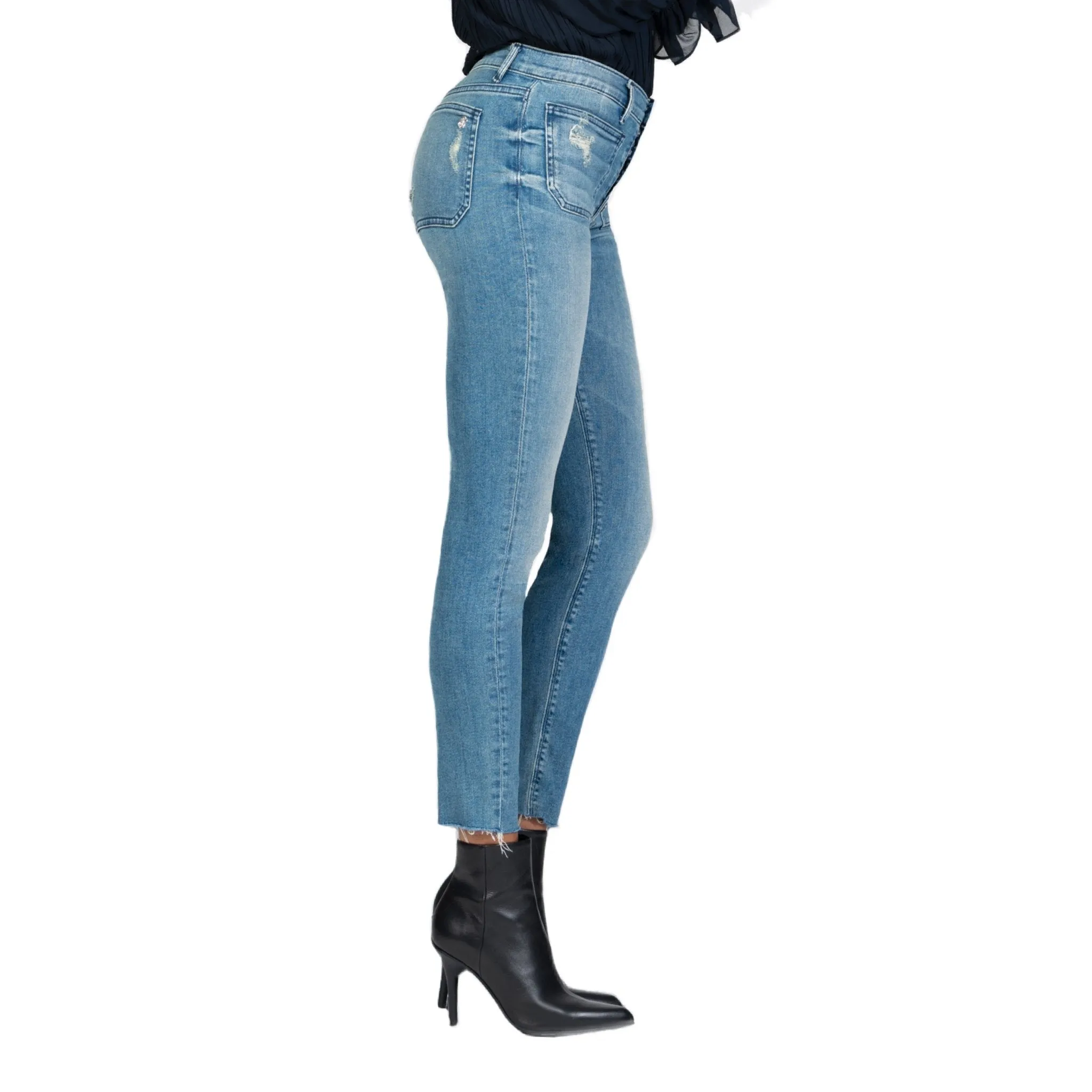 Ava Patch Pocket High Rise Skinny - One Last Time.