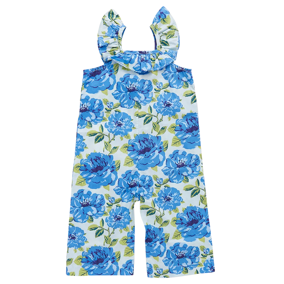 Baby Girls Ana Jumper - Blue Peonies