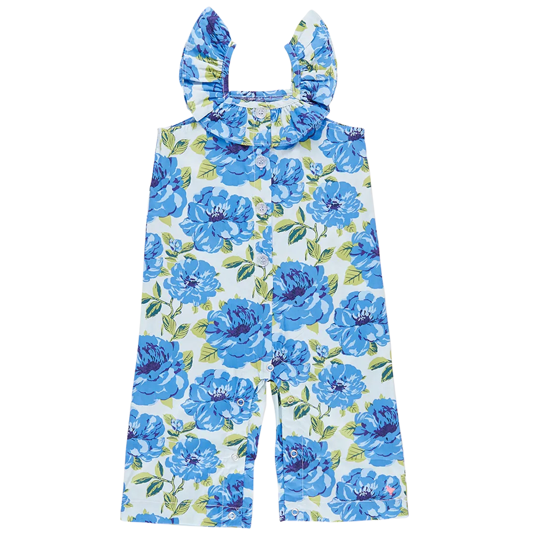 Baby Girls Ana Jumper - Blue Peonies