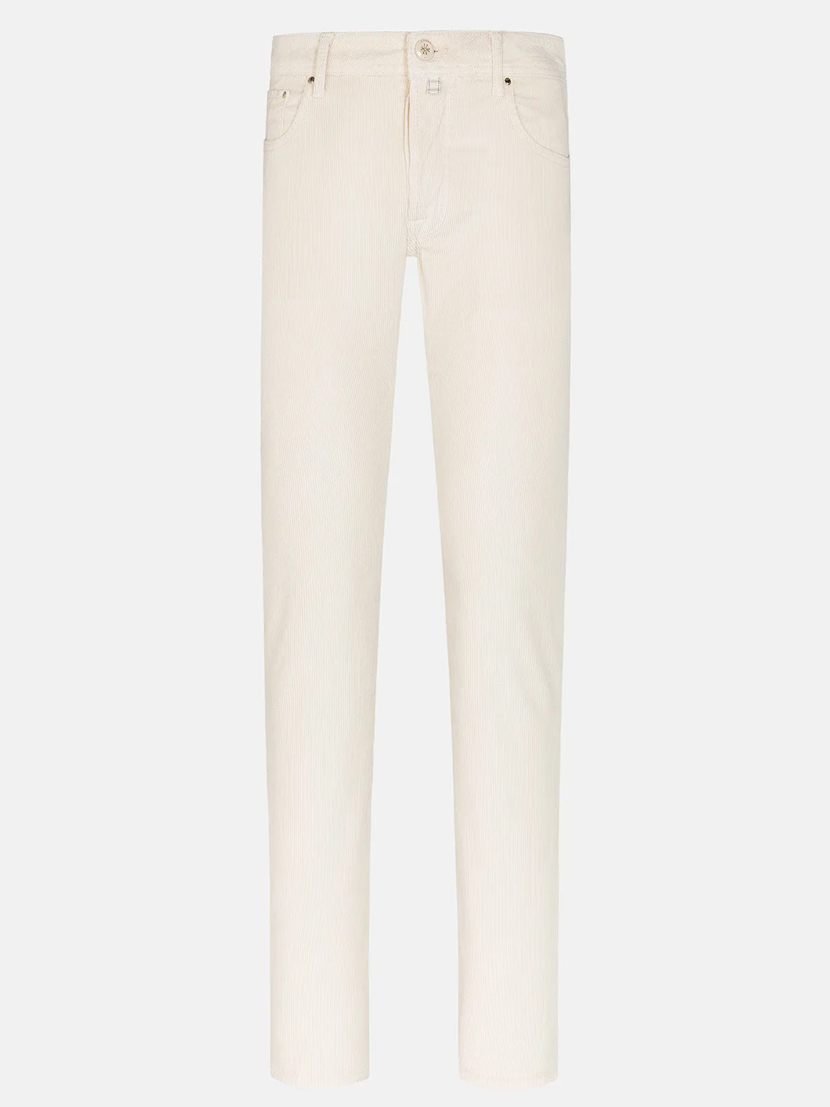 BARD PANTS IN WHITE CORDUROY