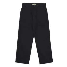 Black Cotton Duck Work Pants