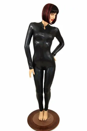 Black Holographic "Stella" Catsuit