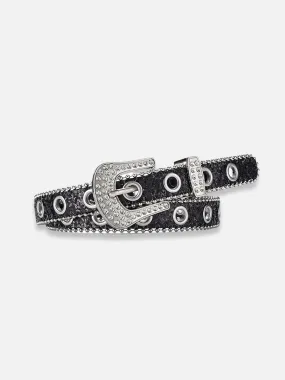 Black Y2K Belt