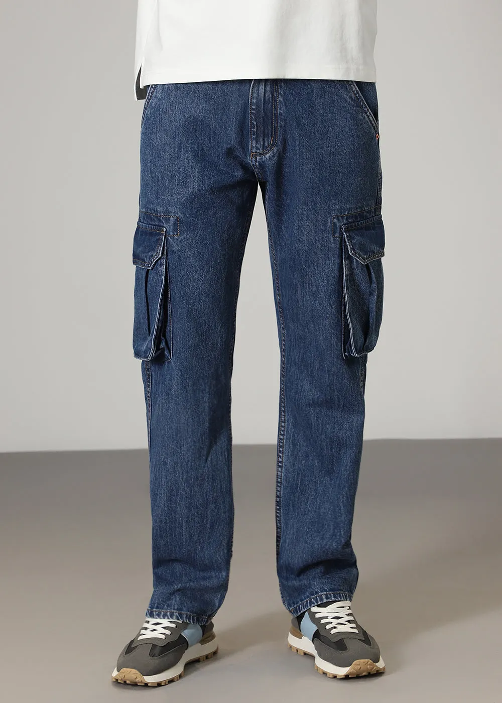 Blue Sapphire Baggy Denim