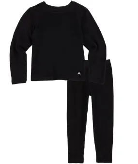 Burton Toddlers' Fleece Base Layer Set True Black 2024