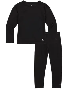 Burton Toddlers' Lightweight Base Layer Set True Black 2024