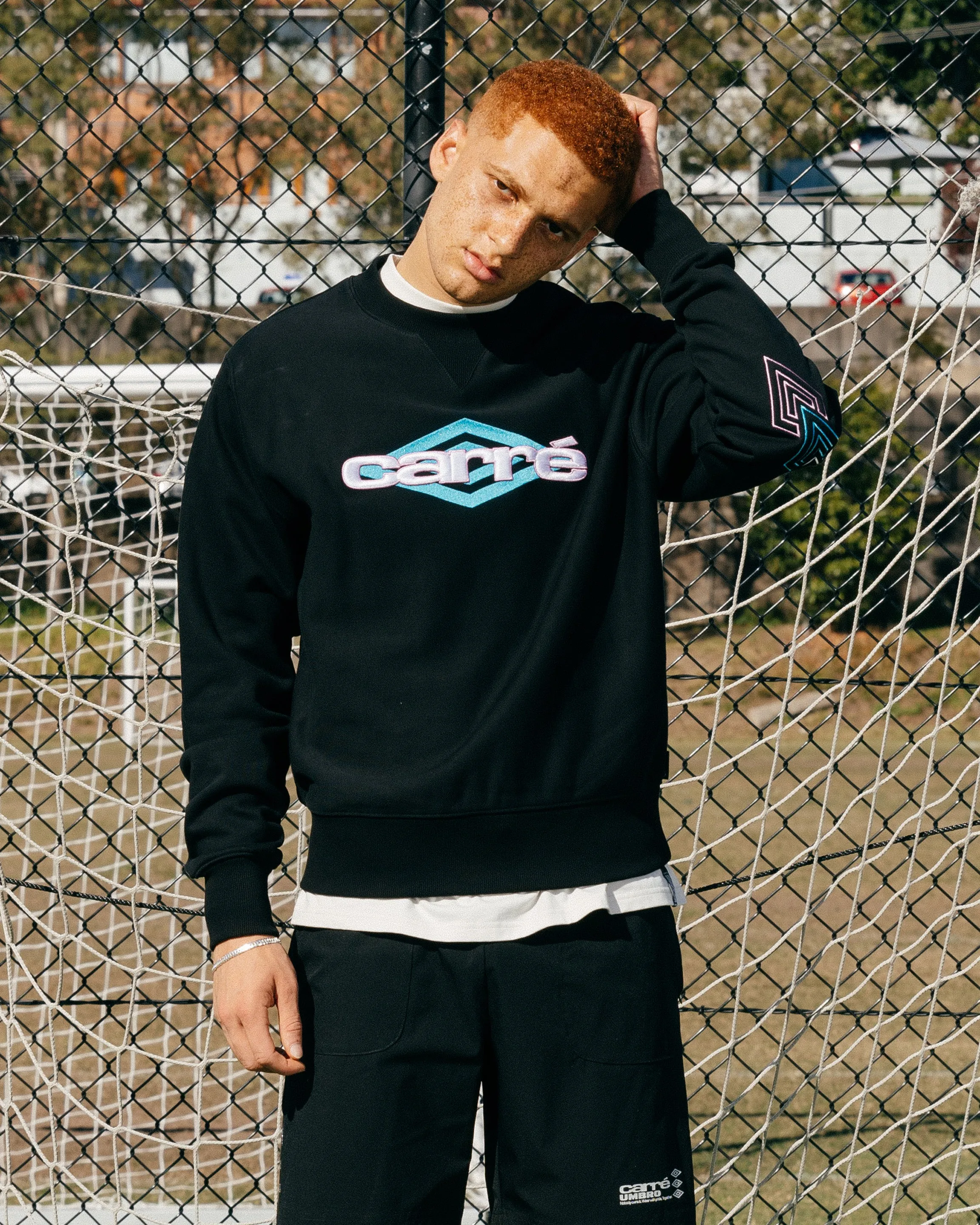 Carré X Umbro Forward Crewneck Black