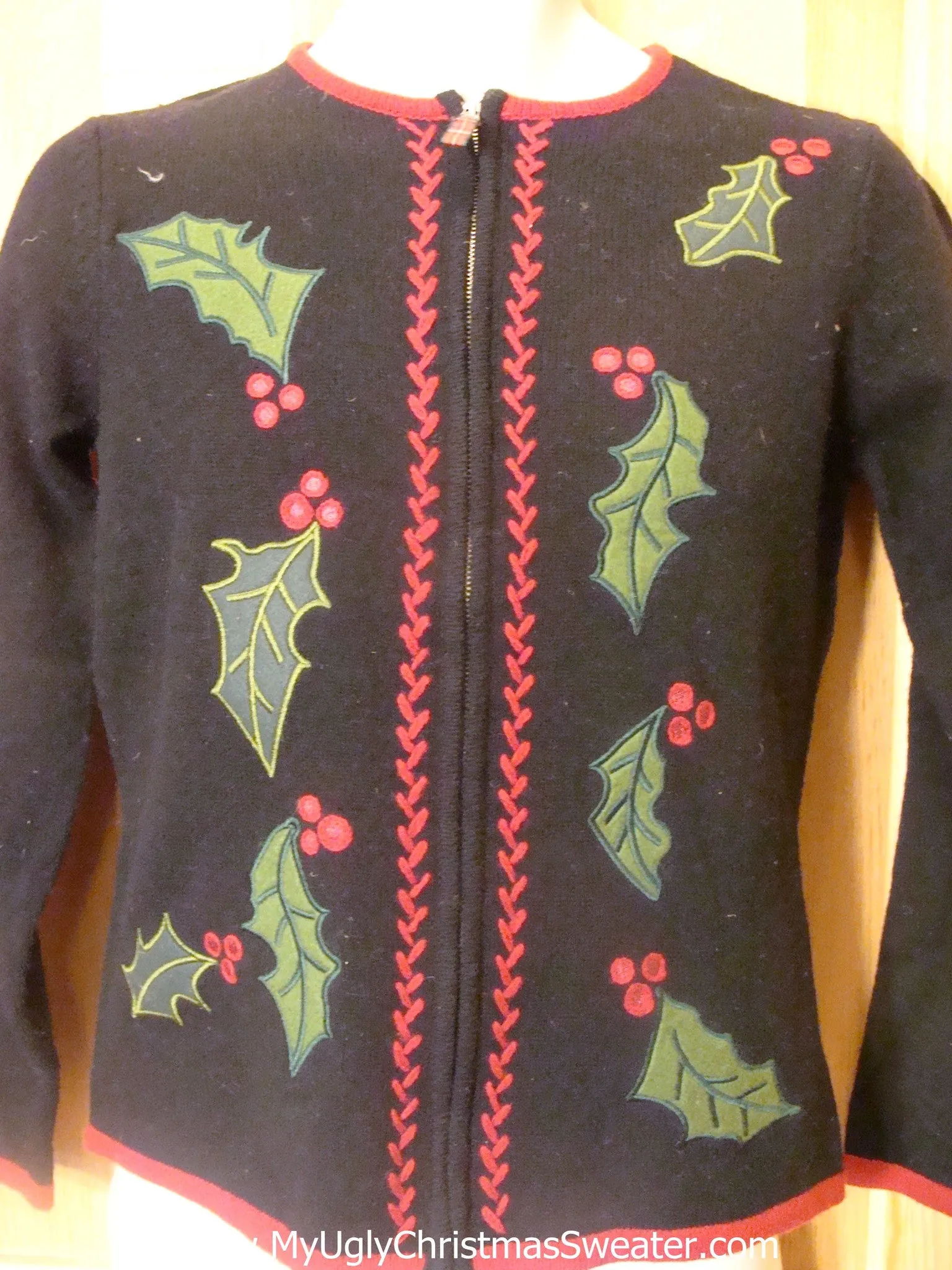 Cheesy Christmas Jumper Sweater Ivy and Berries