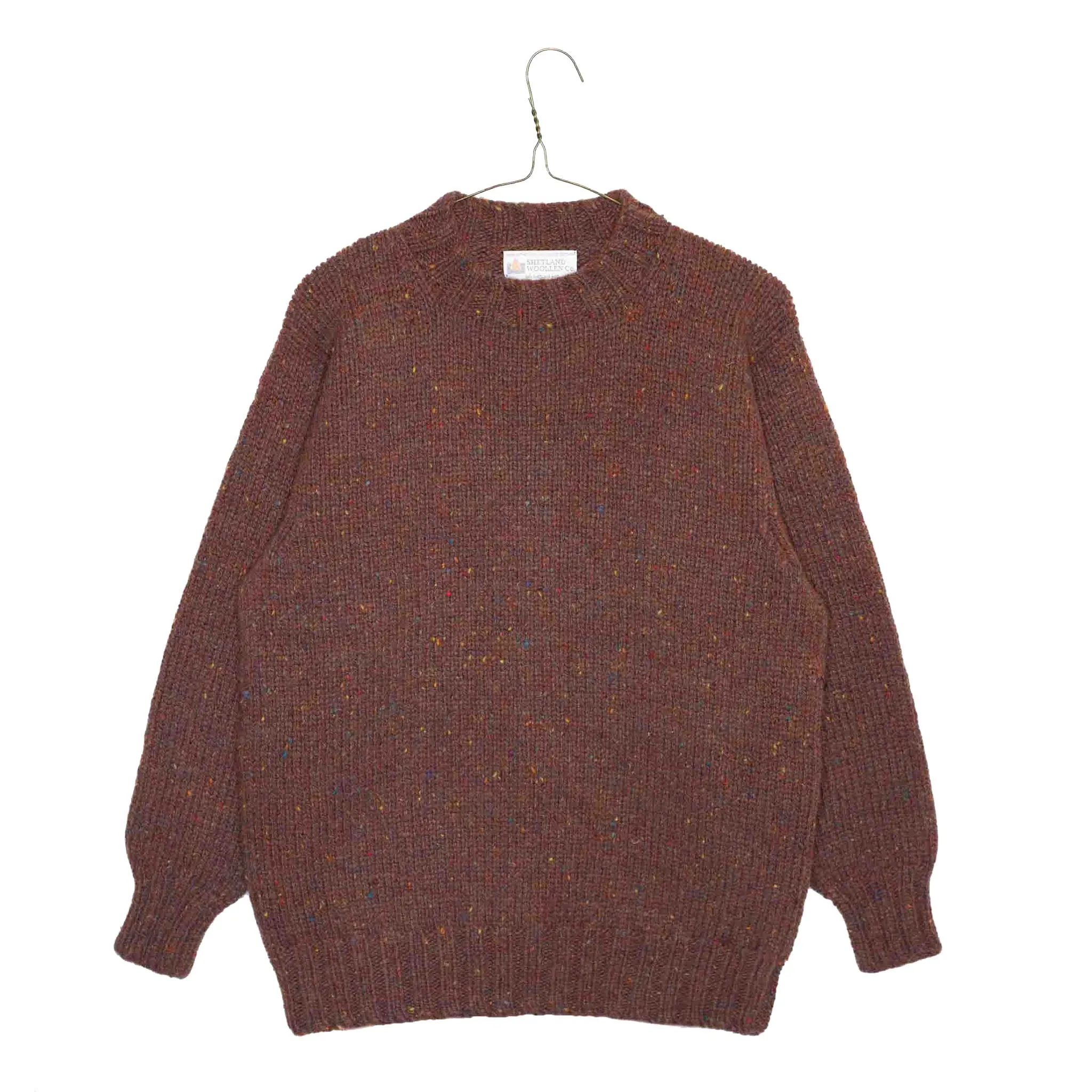 Chunky Shetland Crew Neck