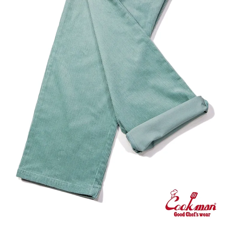 Cookman Chef Pants Semiwide- Corduroy :  FAT Blue