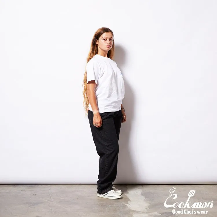 Cookman Chef Pants Semiwide- Denim : Black