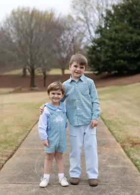 Cooper Pants in Powder Blue Non-Wrinkle Corduroy