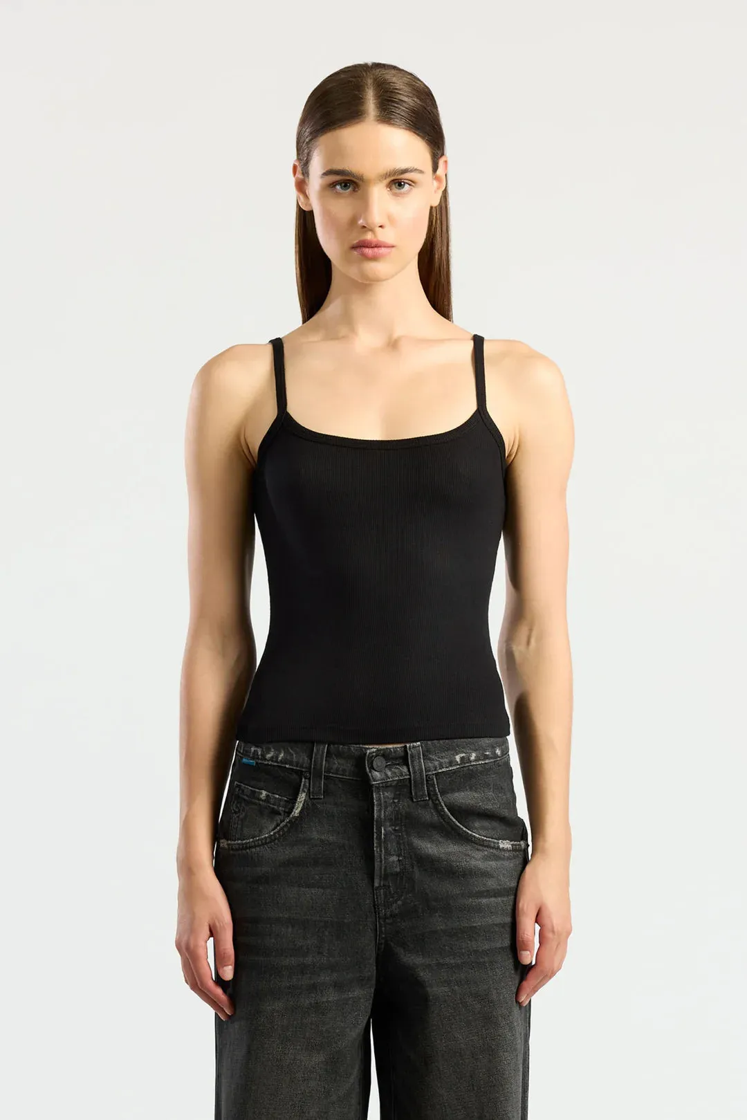 Cotton Citizen VERONA SPAGHETTI TANK black