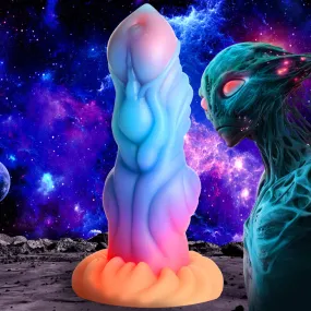 Creature Cocks Alien Invader Alien Glow-in-the-Dark Silicone Dildo