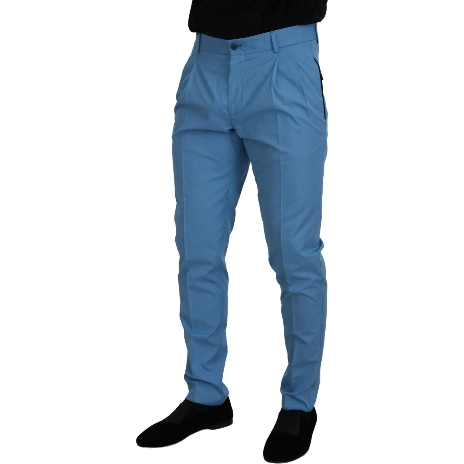 Dolce & Gabbana Elegant Slim Fit Chinos - Indulge in Italian Luxury