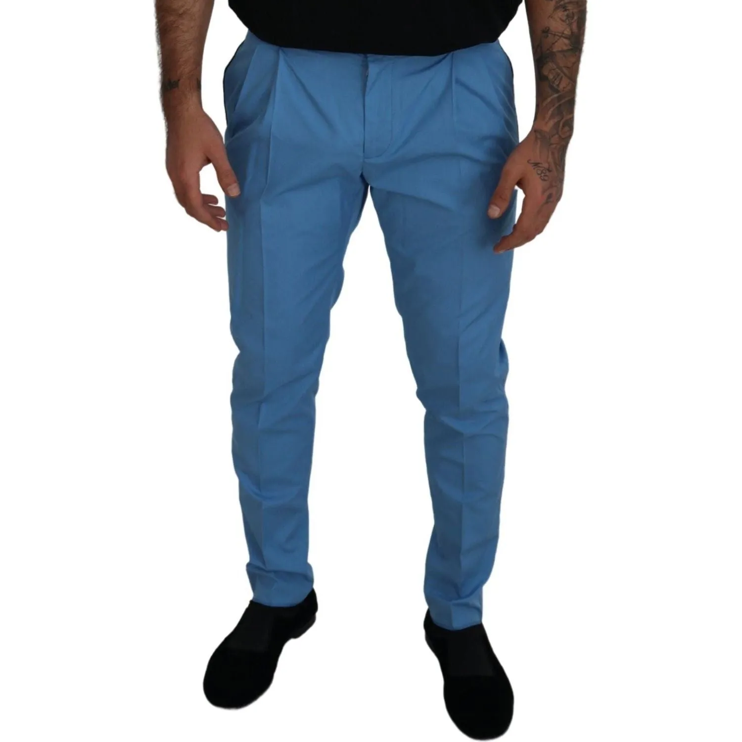 Dolce & Gabbana Elegant Slim Fit Chinos - Indulge in Italian Luxury