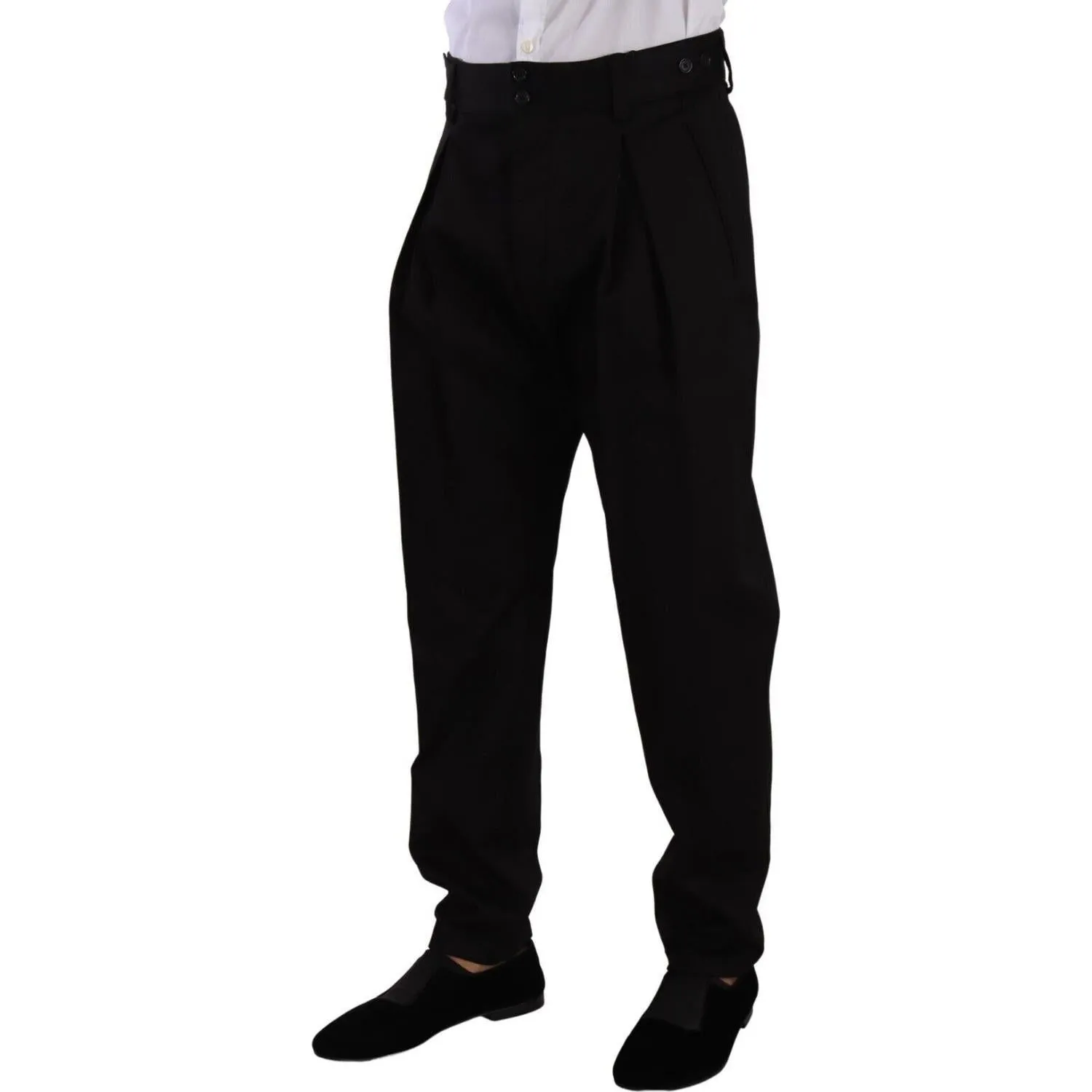 Dolce & Gabbana Elegant Slim-Fit Cotton Trousers