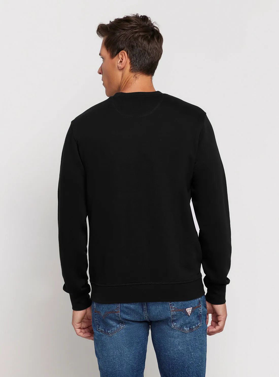 Eco Black Beau Crew Neck Jumper