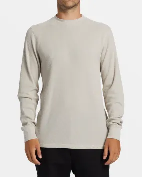 Essential Long Sleeve Thermal Top - Stone