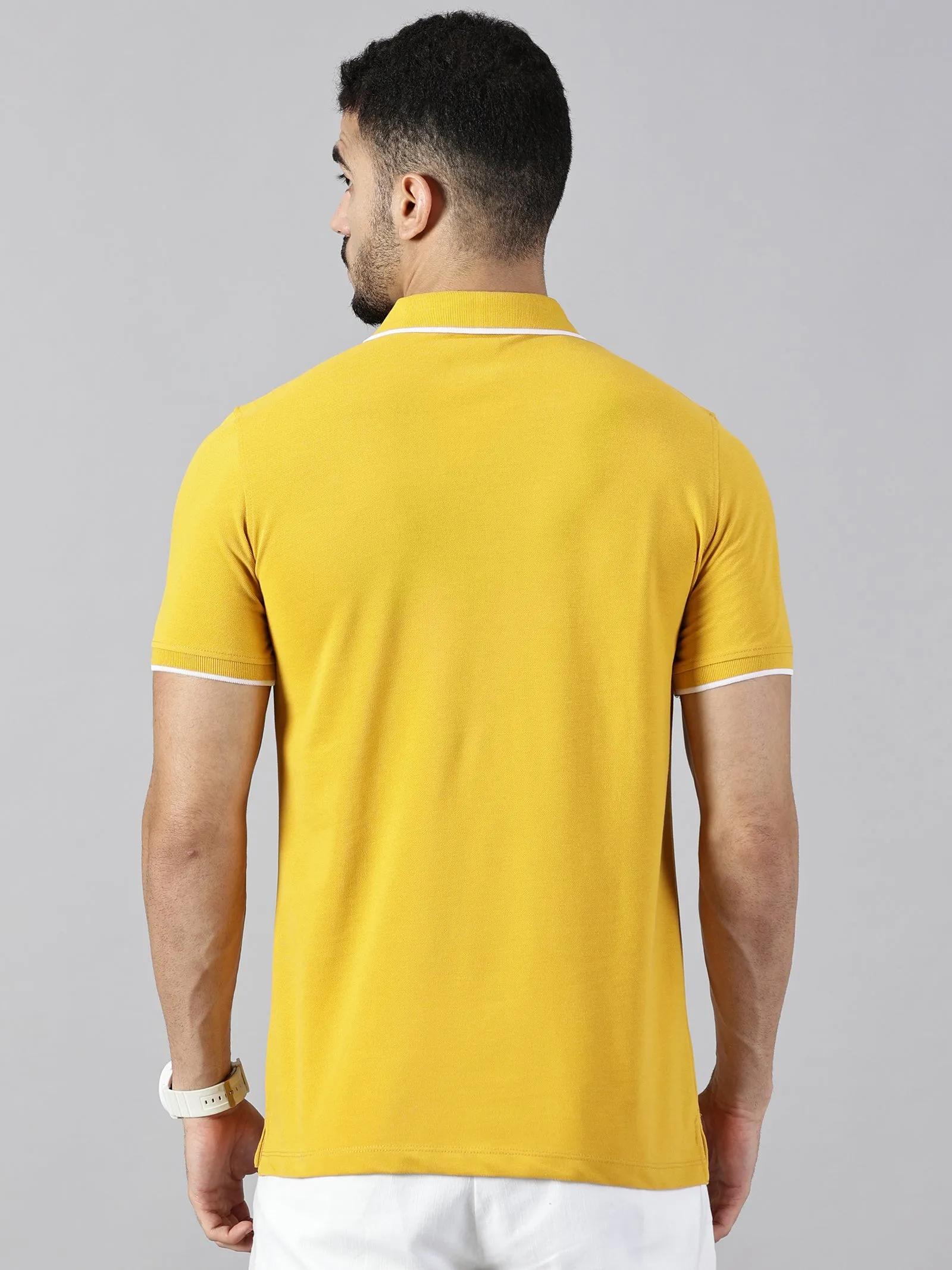 Everyday Mustard Yellow Polo T-Shirt