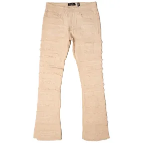 F1732 Cashay Stacked Jeans - Natural