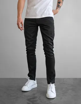 Fade Iconic Rogue Wax Coated Black Jeans