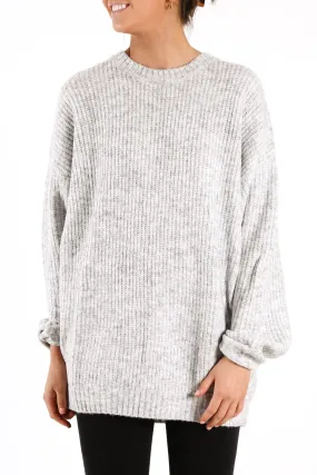 Fresh Fuzz Jumper Heather Grey