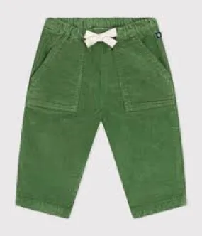 Green Corduroy Pants Boy