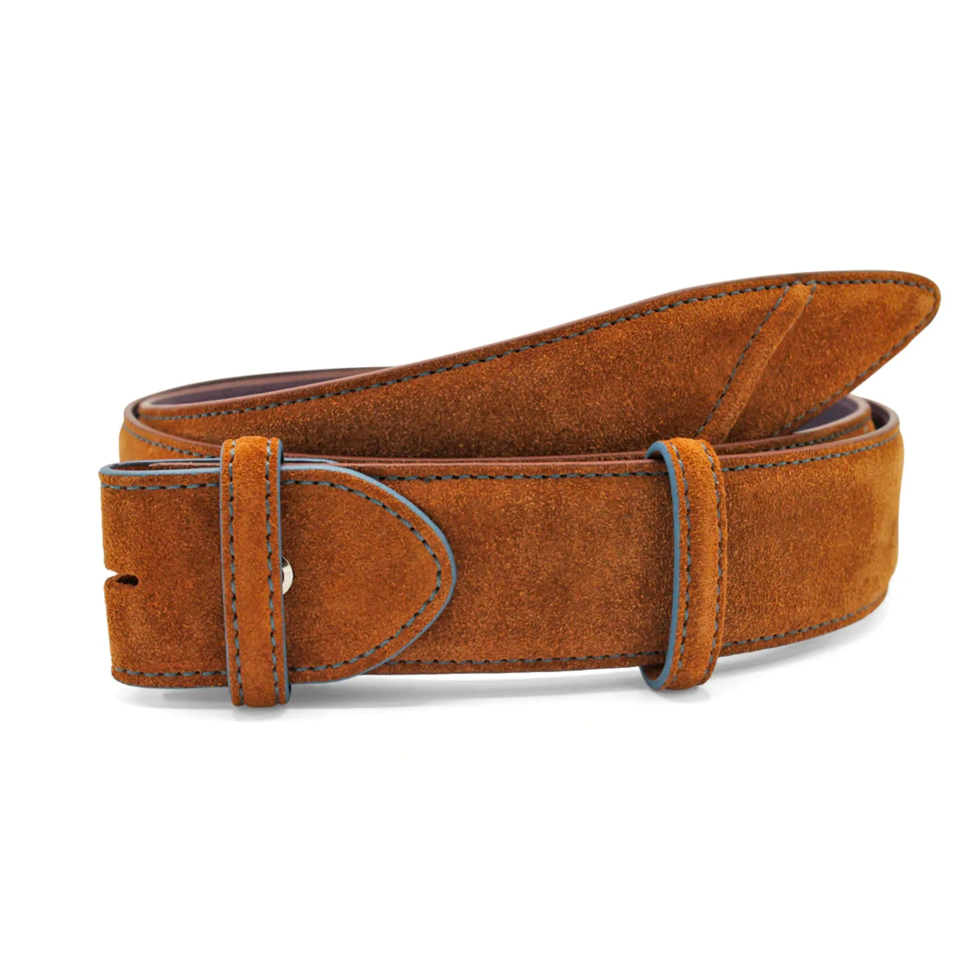 Hancock Suede Contrast Stitch Belt Strap