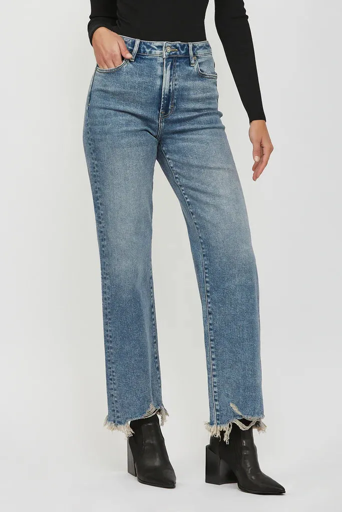 Hidden Ella High Rise Straight Jean