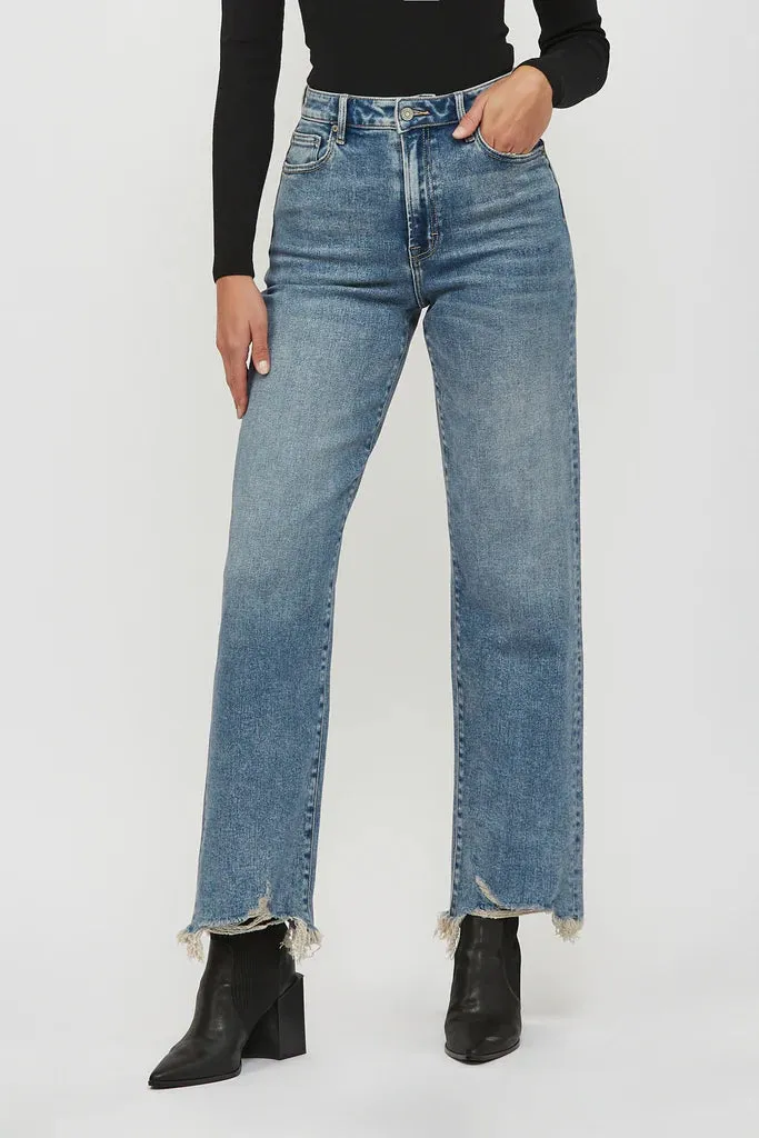 Hidden Ella High Rise Straight Jean