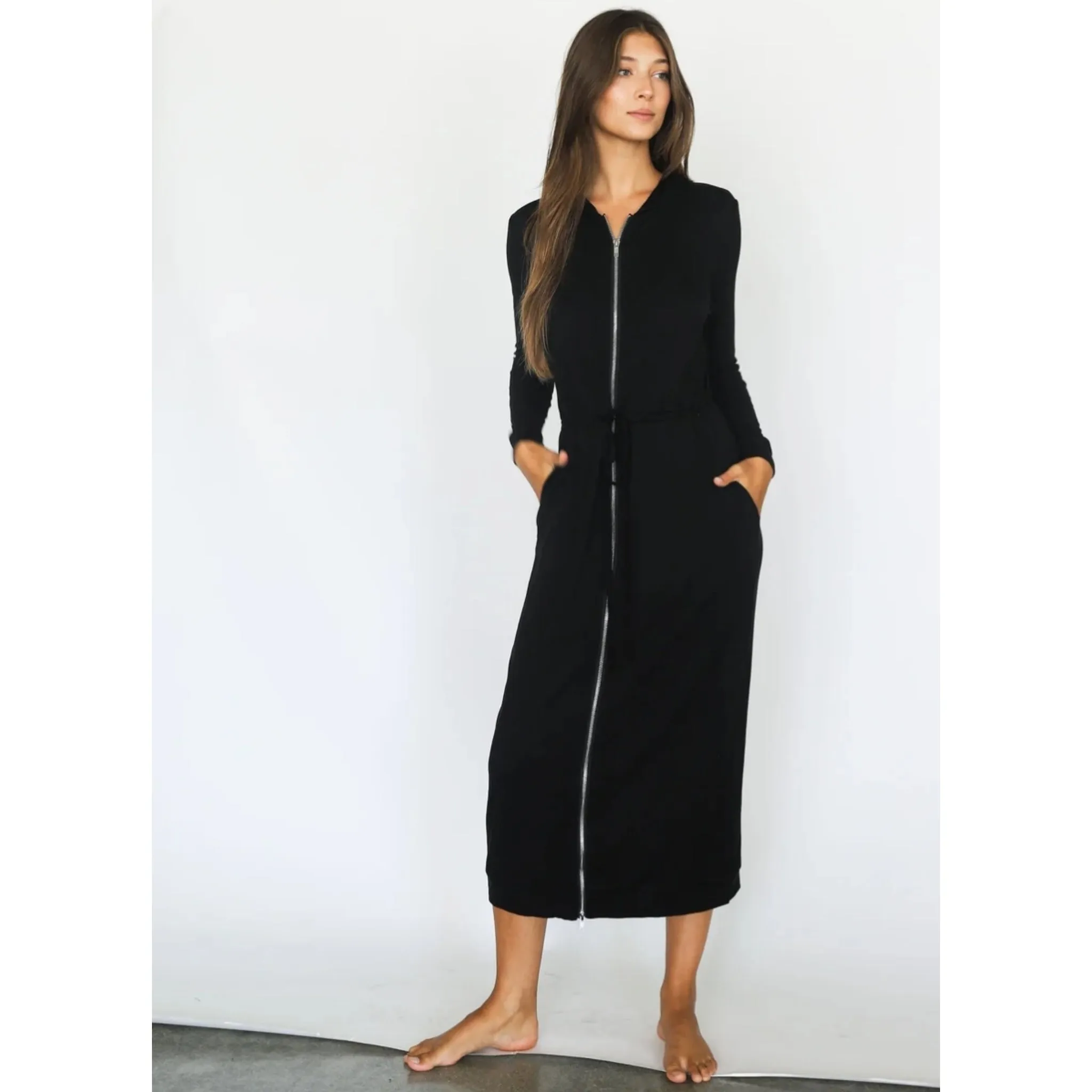 Hoodie Maxi Dress By Tess