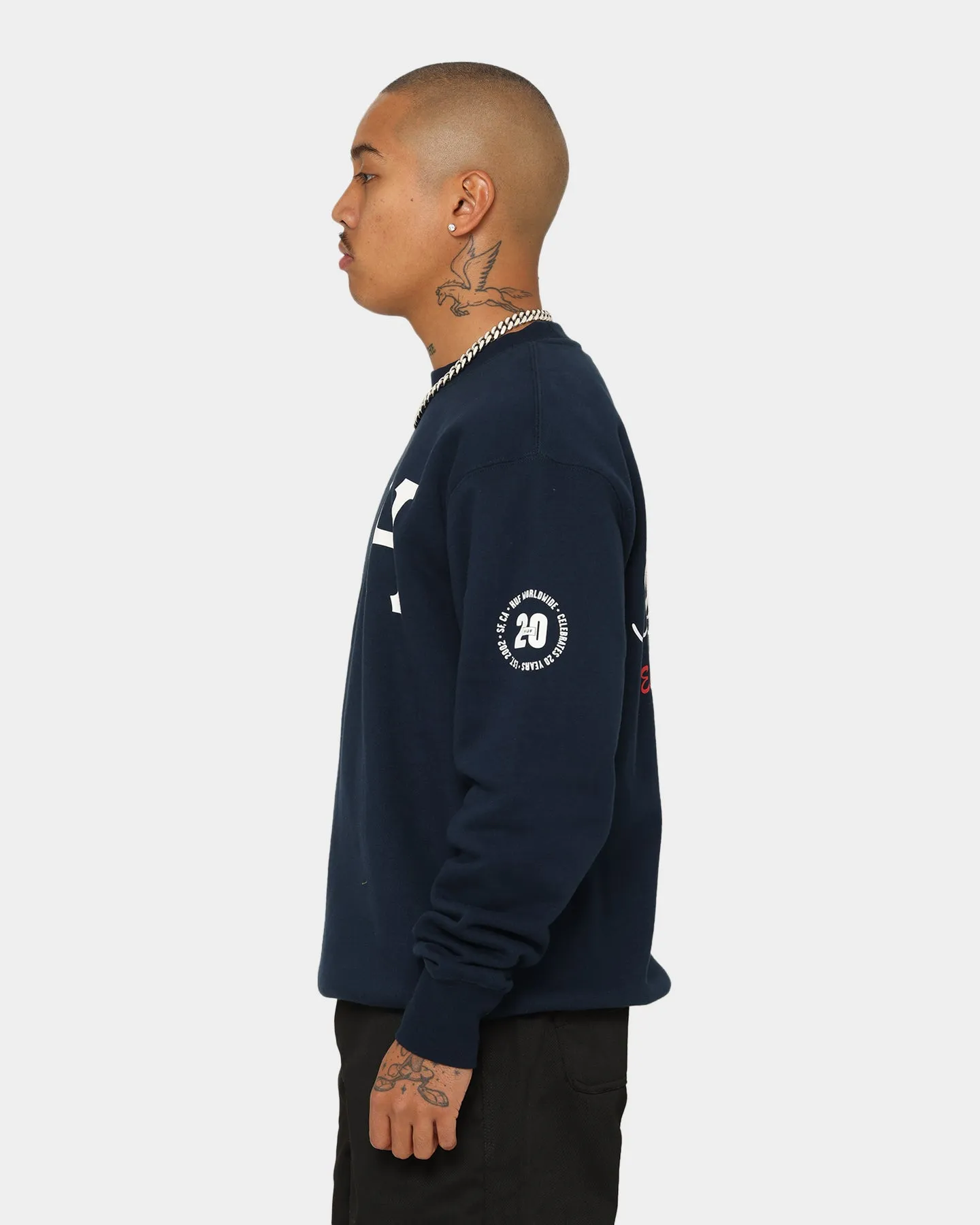 HUF Forever Crewneck Navy