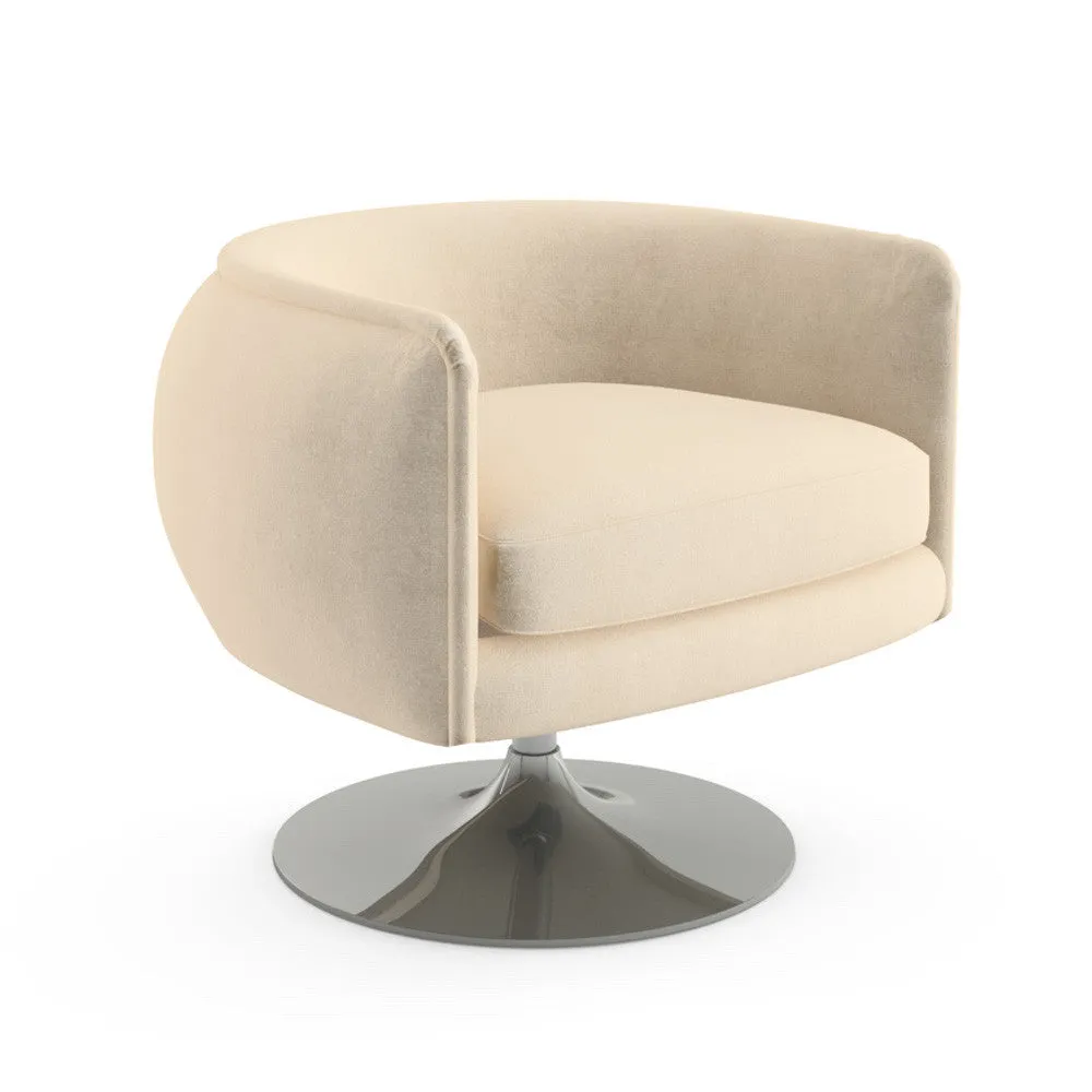 Knoll D'Urso Swivel Lounge Chair