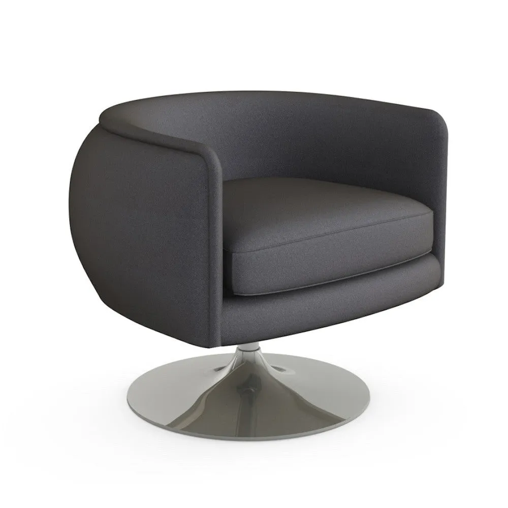 Knoll D'Urso Swivel Lounge Chair