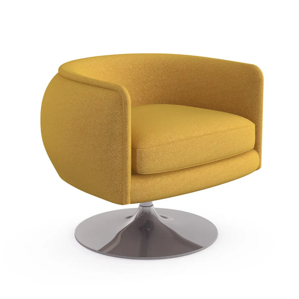 Knoll D'Urso Swivel Lounge Chair