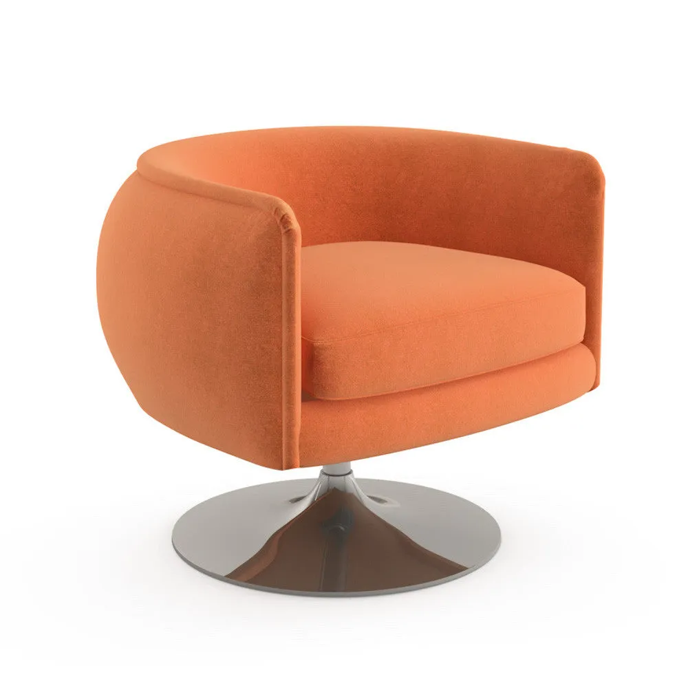 Knoll D'Urso Swivel Lounge Chair