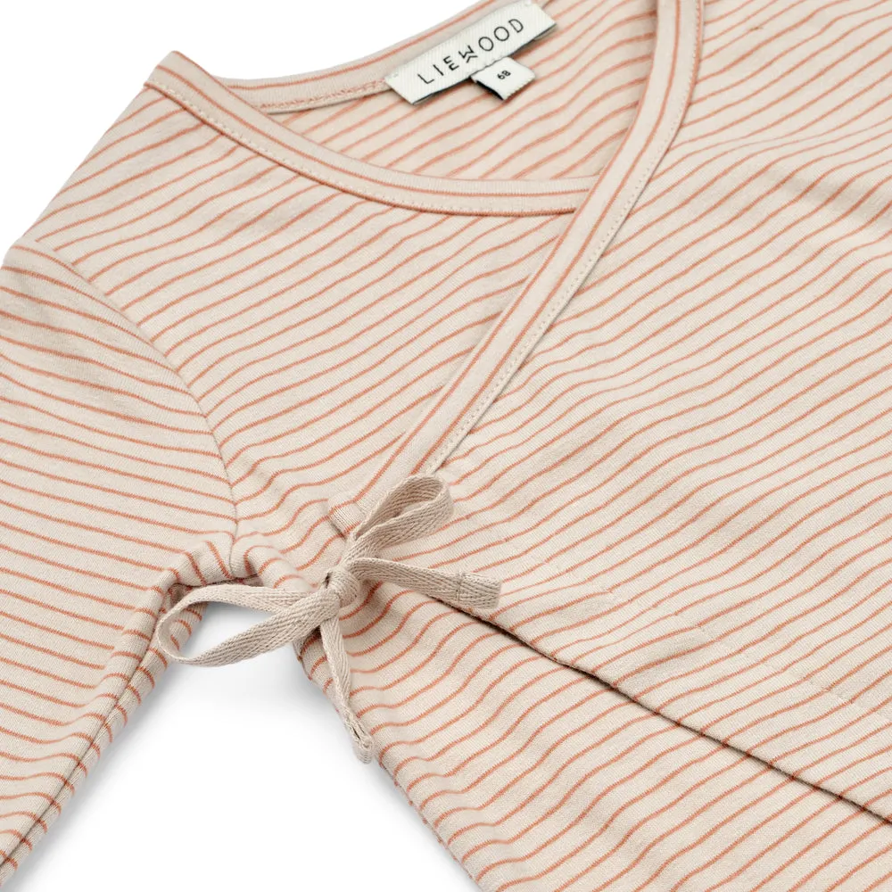 Liewood, Bolde Baby Stripe Jumpsuit, Tuscany Rose