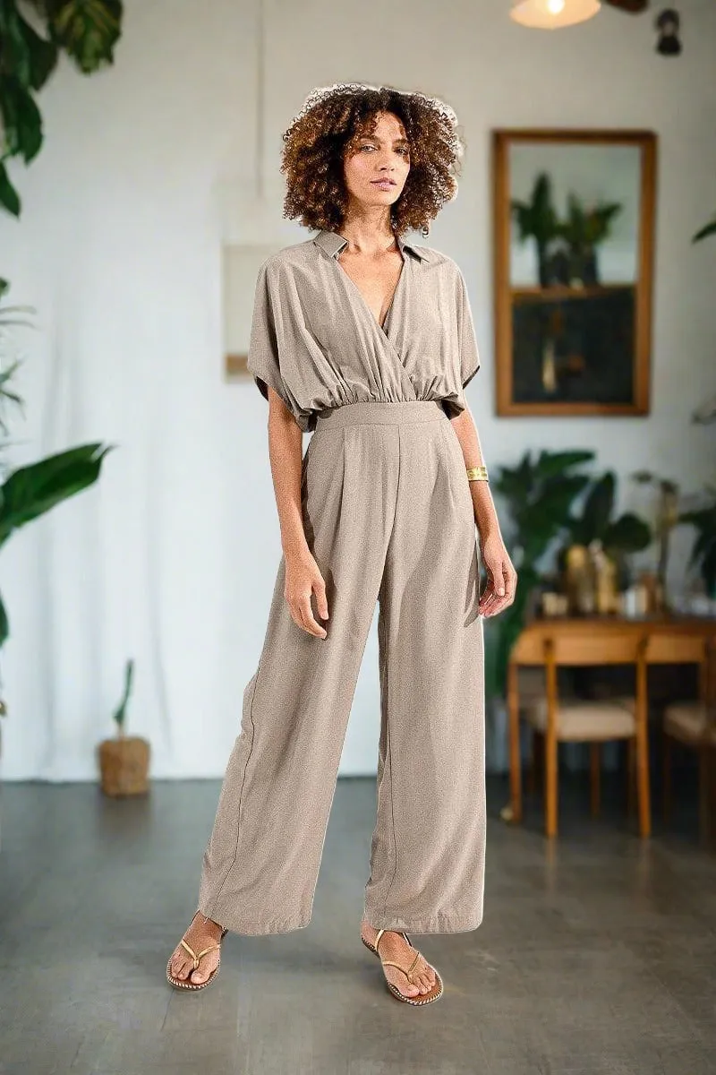 Light Khaki Jumpsuit