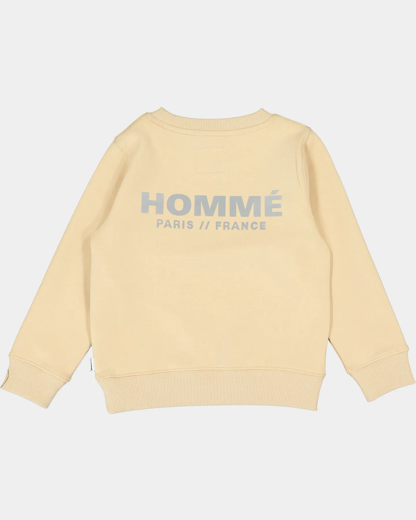 Lil Homme Kids' Motion Crewneck Set Cappuccino/Grey